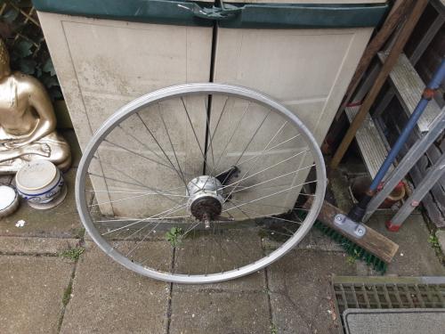 28 inch nexus ( SG-7R45  )achterwiel, 7 speed,rollerbrake rem