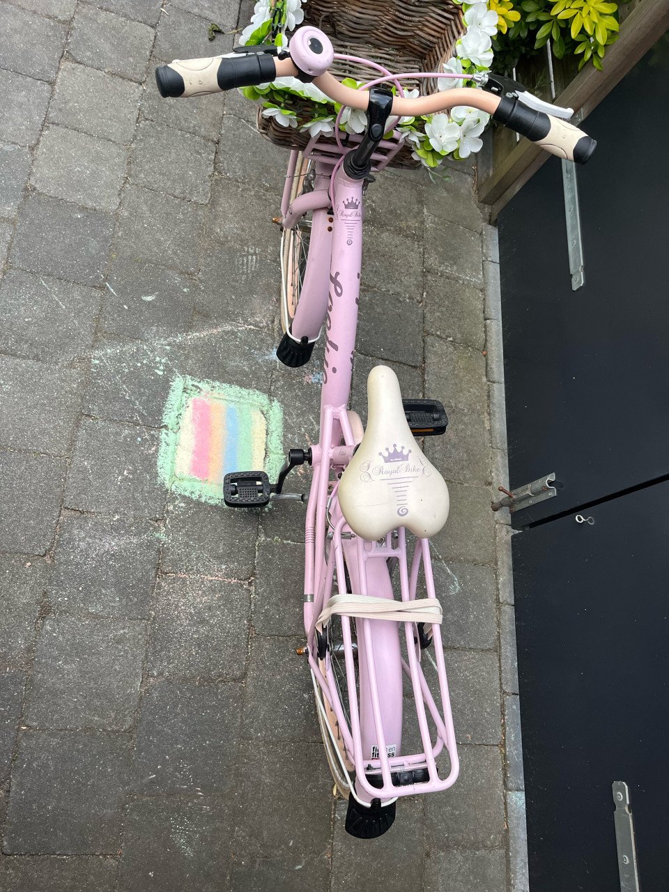 Loekie princes kinderfiets 20 inch meisjesfiets roze