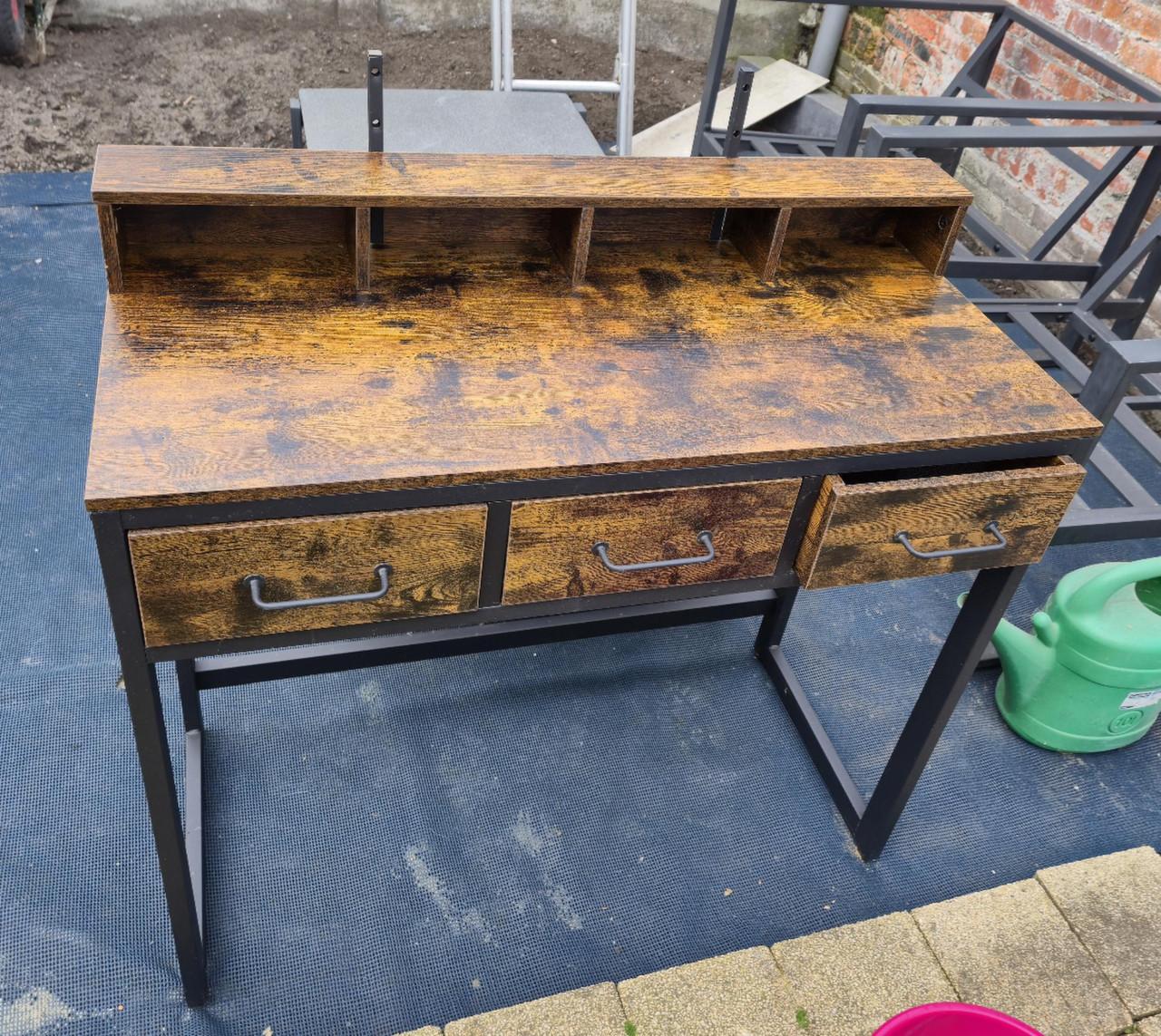 Kaptafel met spiegel
