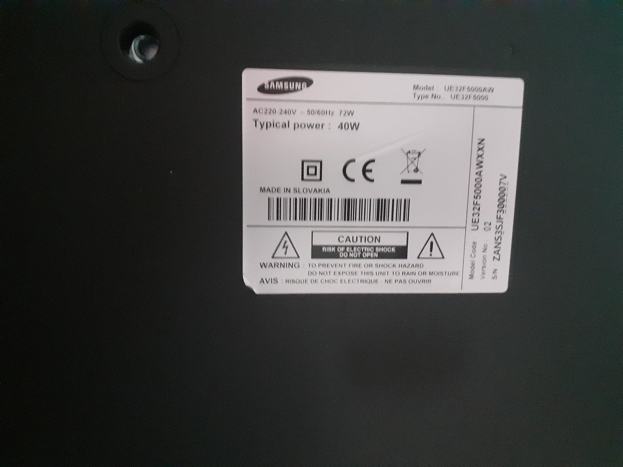 Tv met afstand bediening