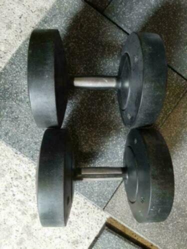 Set technogym dumbells 2 x 36 kg