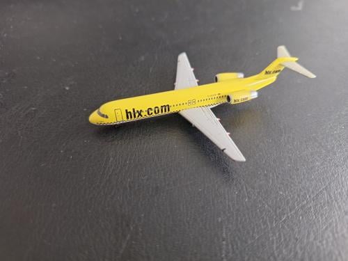 Diecast model Fokker 100, 1:500