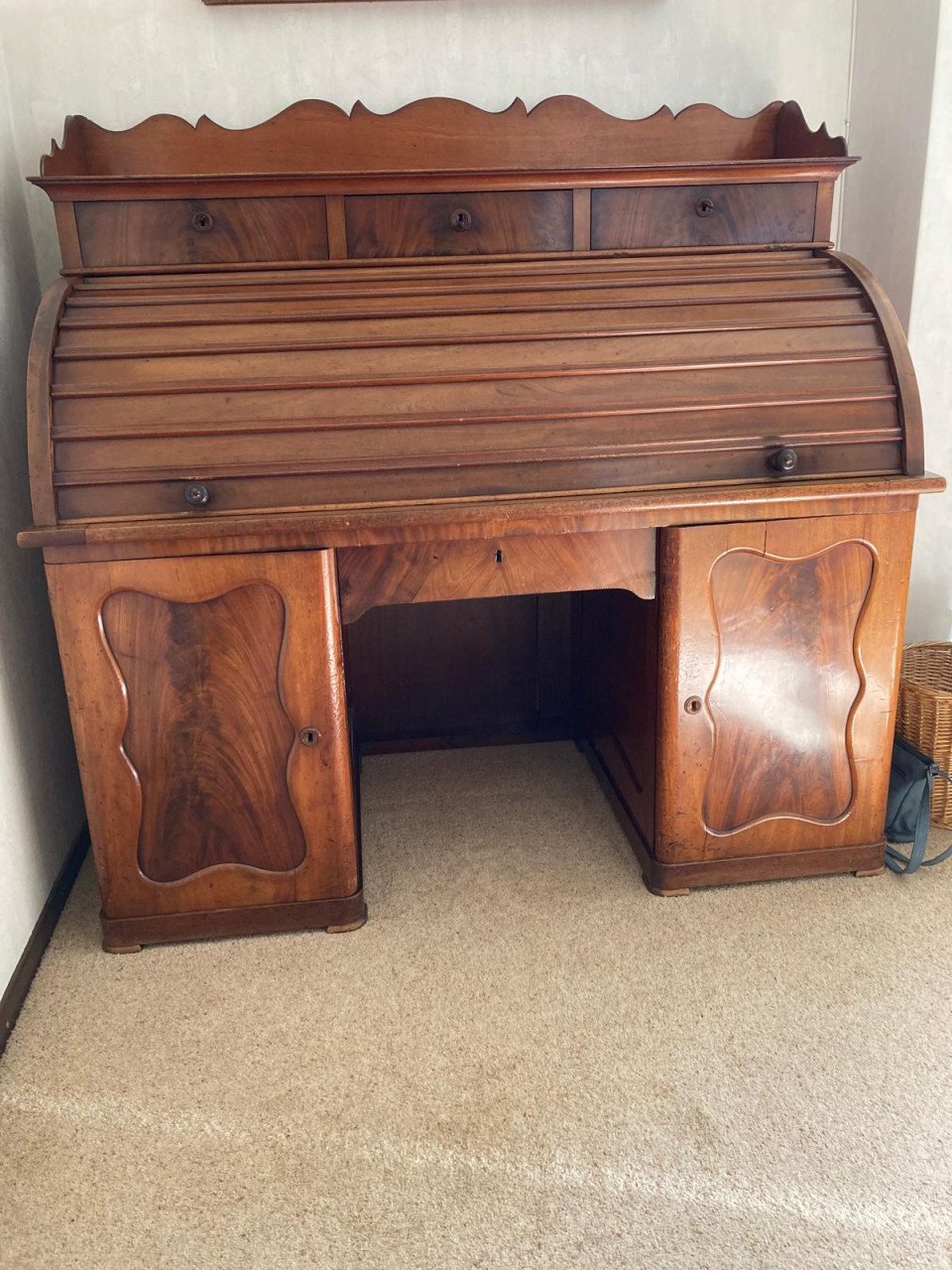 Engels rolluik bureau