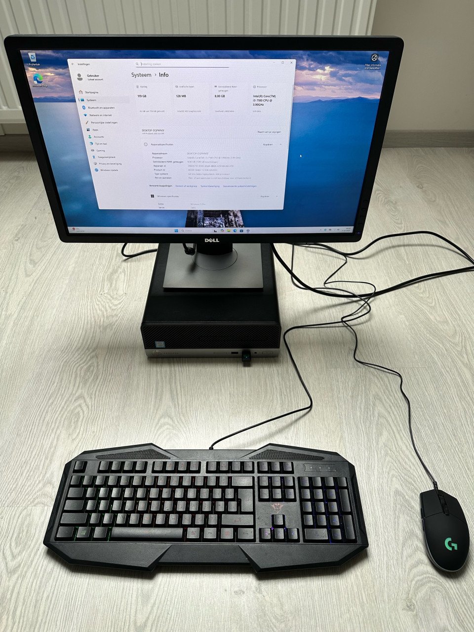 Complete set HP desktop