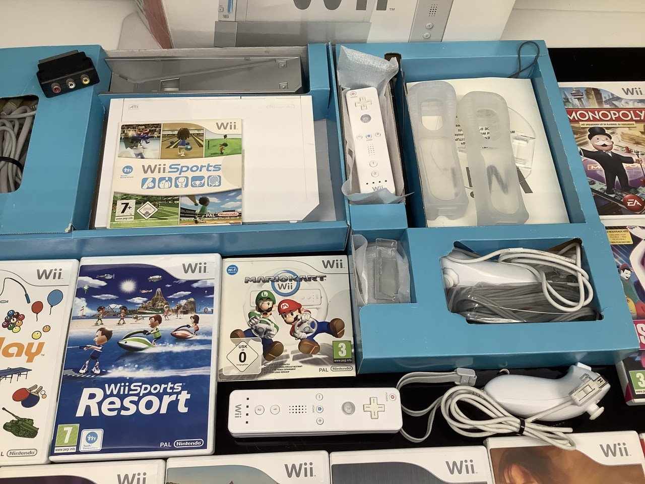 Complete Nintendo Wii spelcomputer in originele doos met extra ….