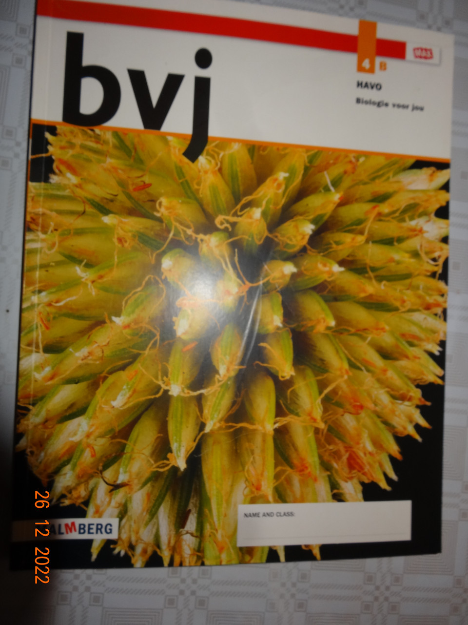 ZGAN HAVO/VWO school boeken, biologie voor jou BVJ