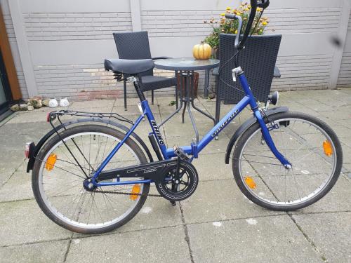 Keurige opvouwbare campingfiets voor op de boot of bij de vakantiewoning