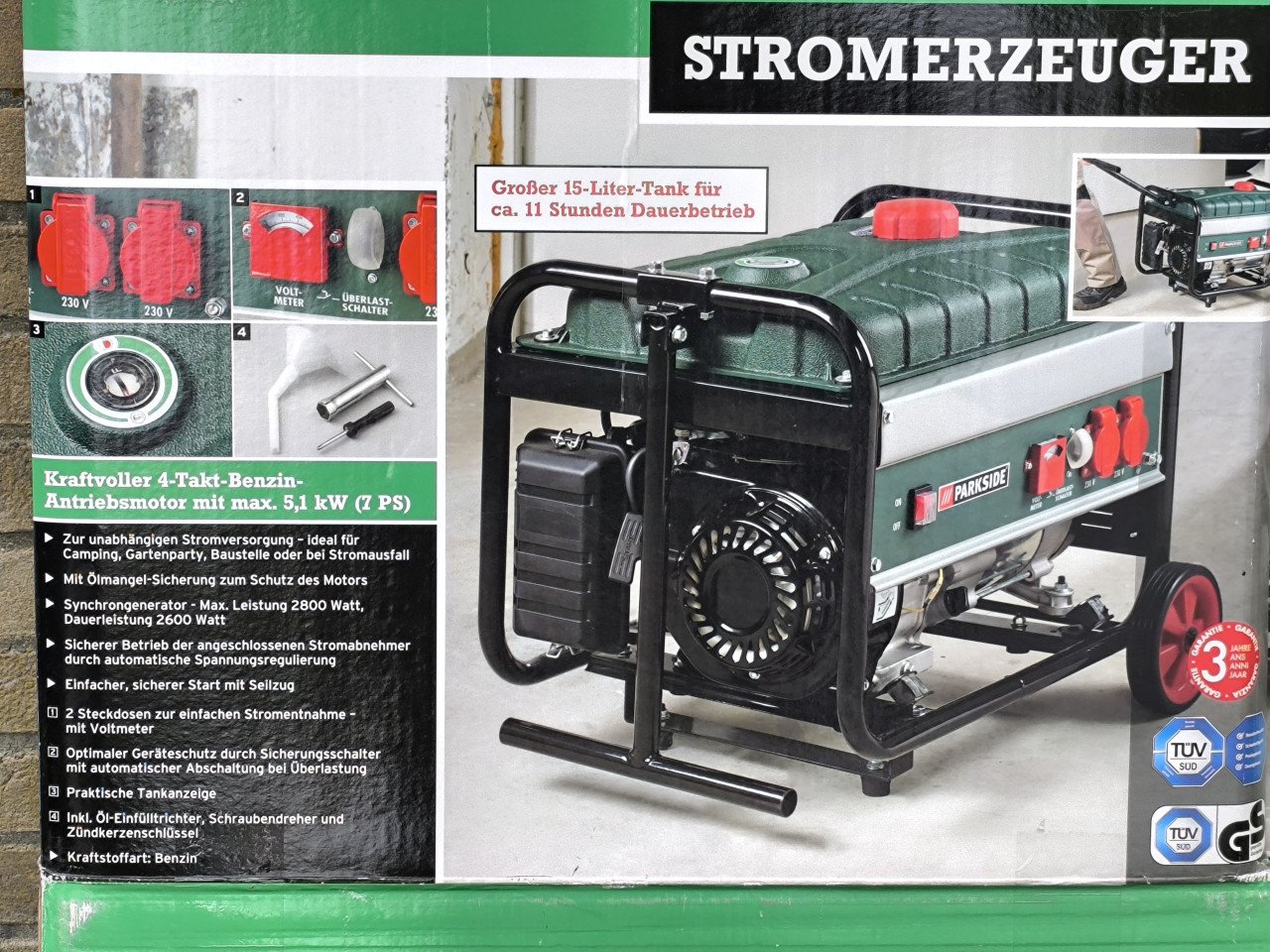 Generator-aggregaat 220V