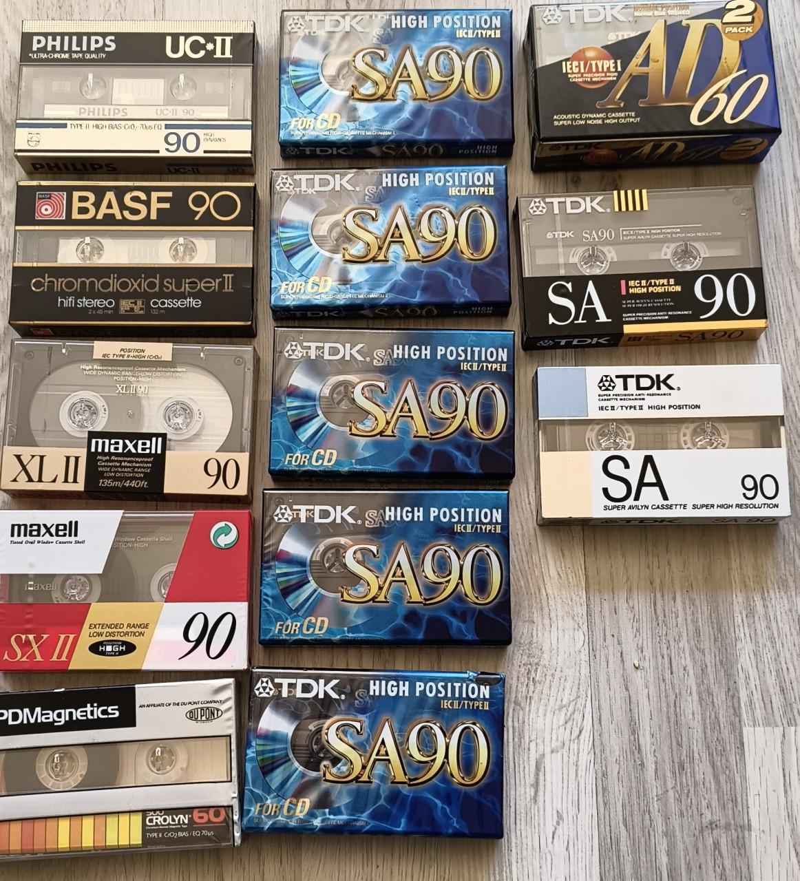 Nieuwe cassettebanden in verpakking 14 stuks