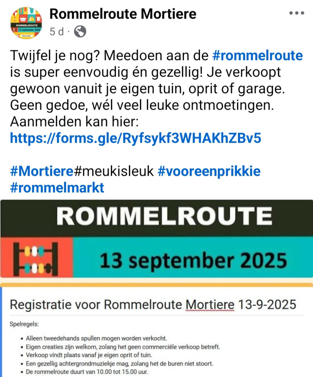Rommelroute Middelburg Mortieren