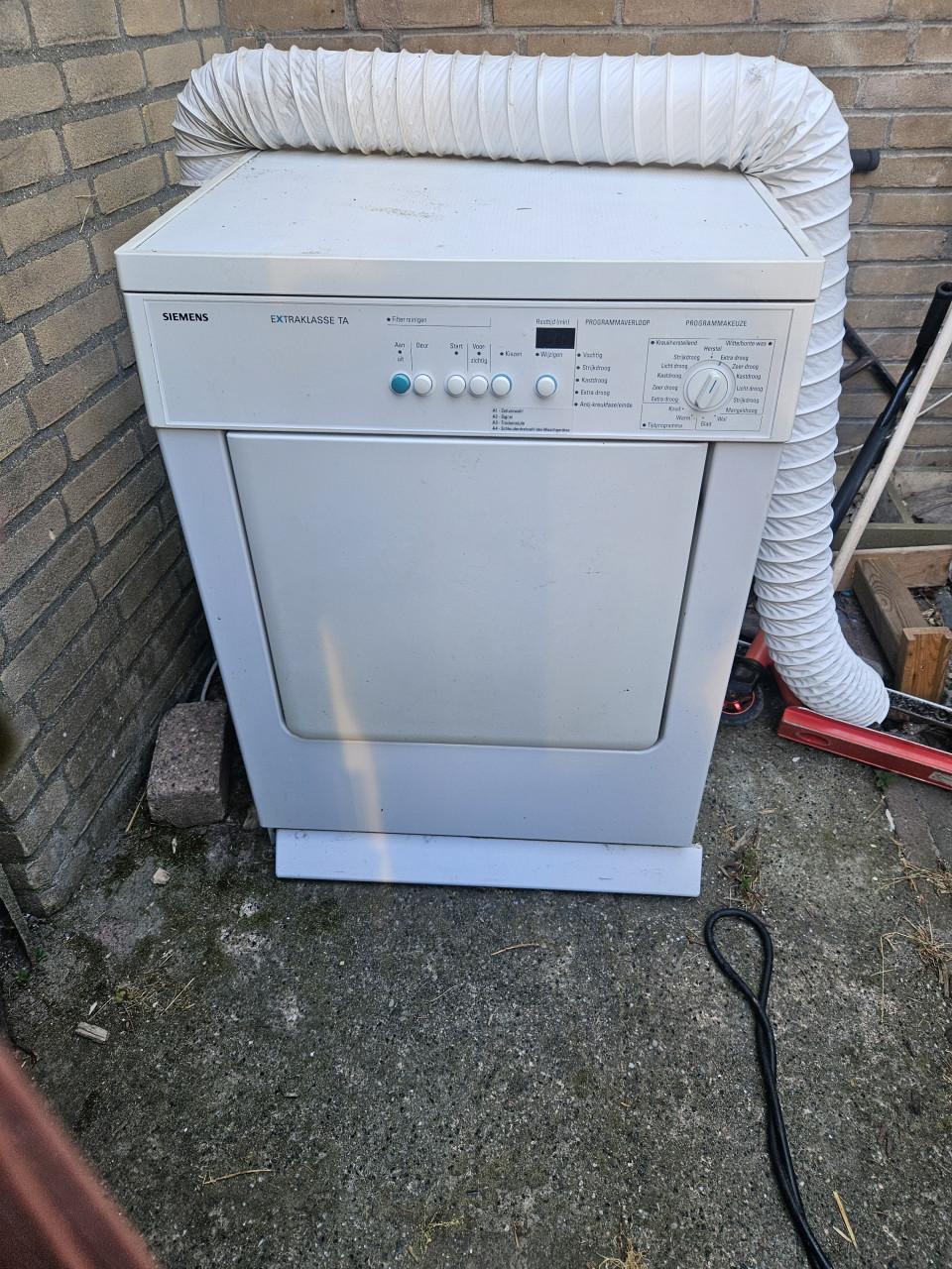 GRATIS droger,wasmachine en mobiele airco