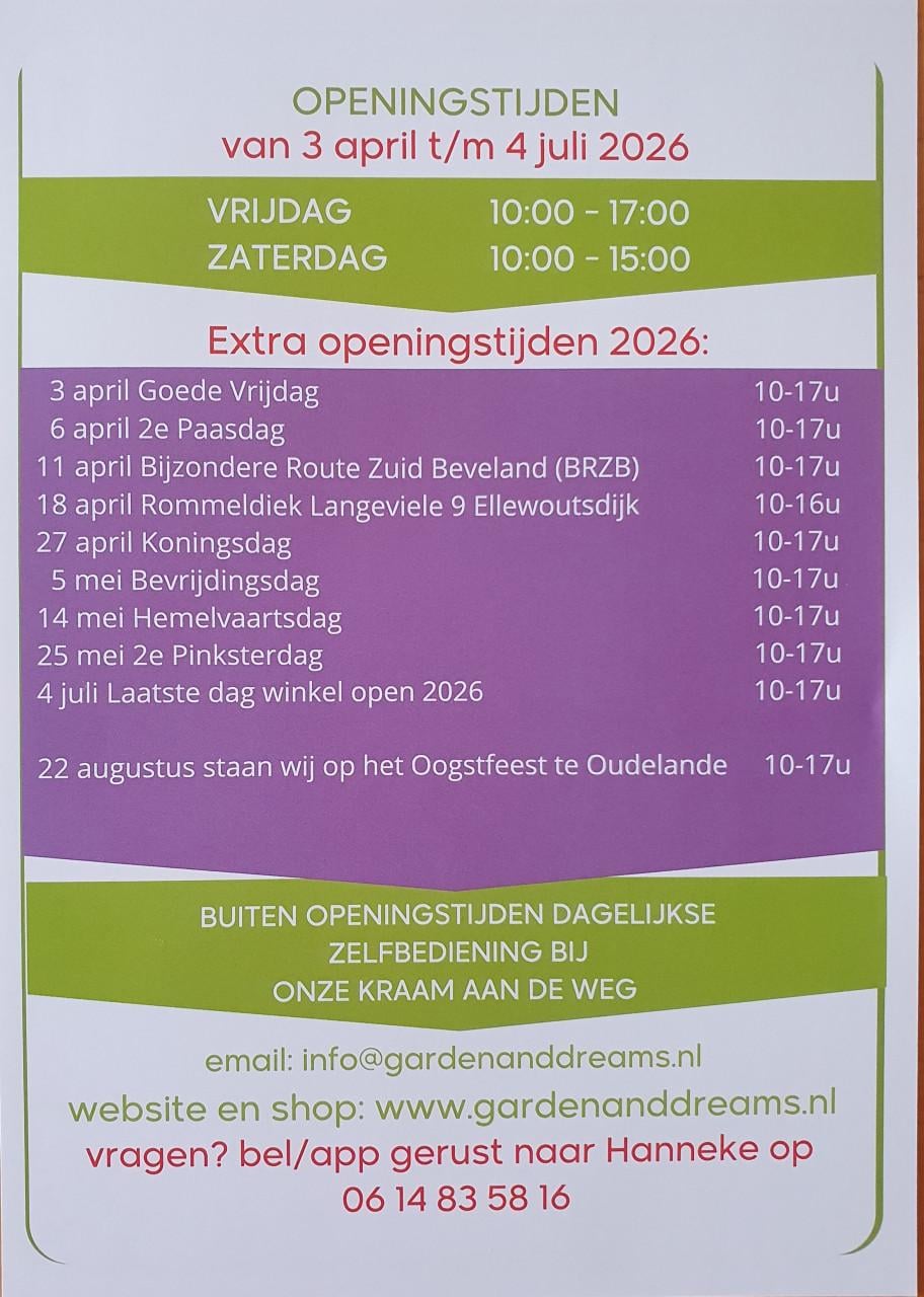 Tuinplanten OUDELANDE