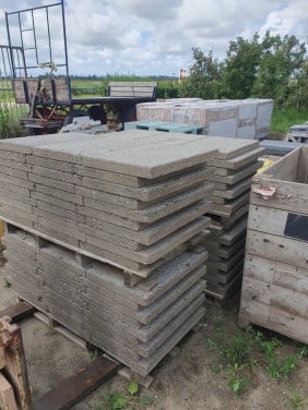 Grijze betontegels 60x40 cm
