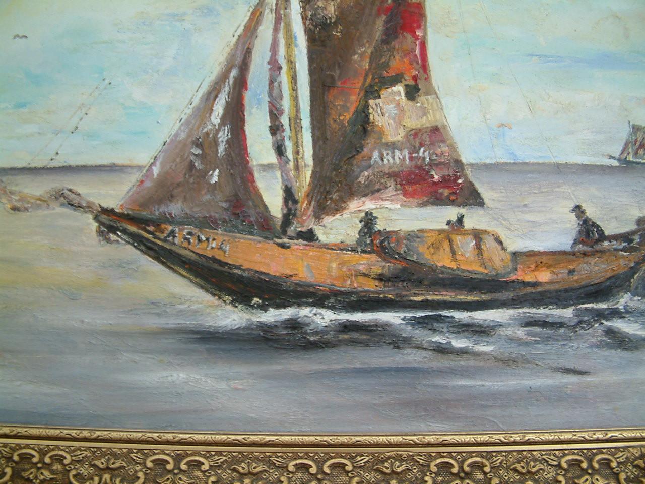 Zeiler visserij houten schepen