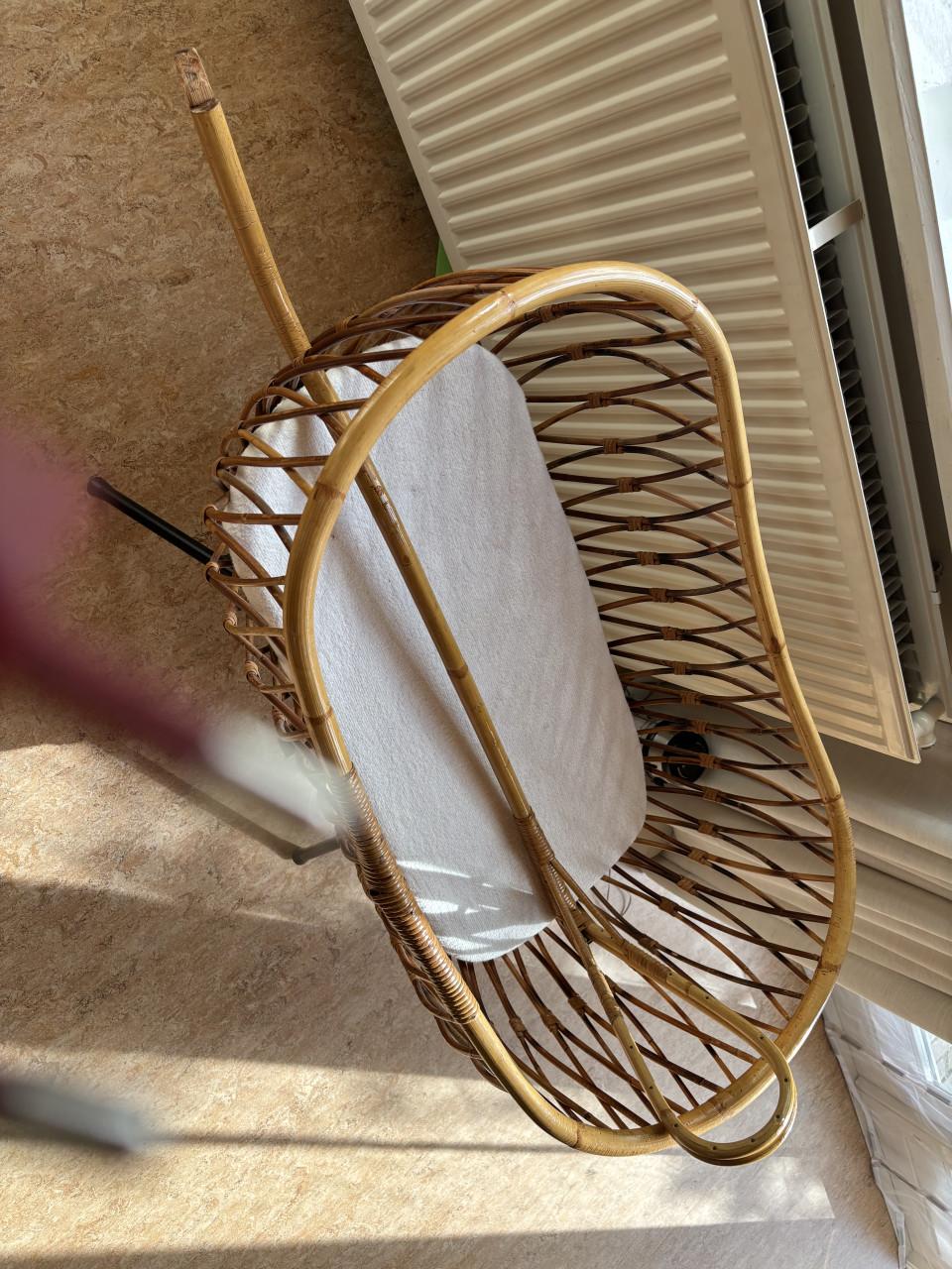 Wieg te koop, rotan jaren vijftig