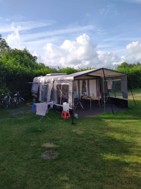 Voortent met extra luifel Reda