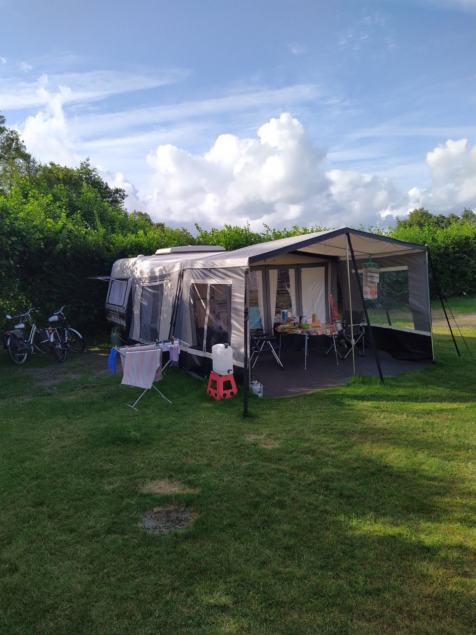 Voortent met extra luifel Reda