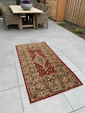 ✨Super Leuk Sfeervol Vintage Vloerkleedje Zuiver Scheerwol ✨