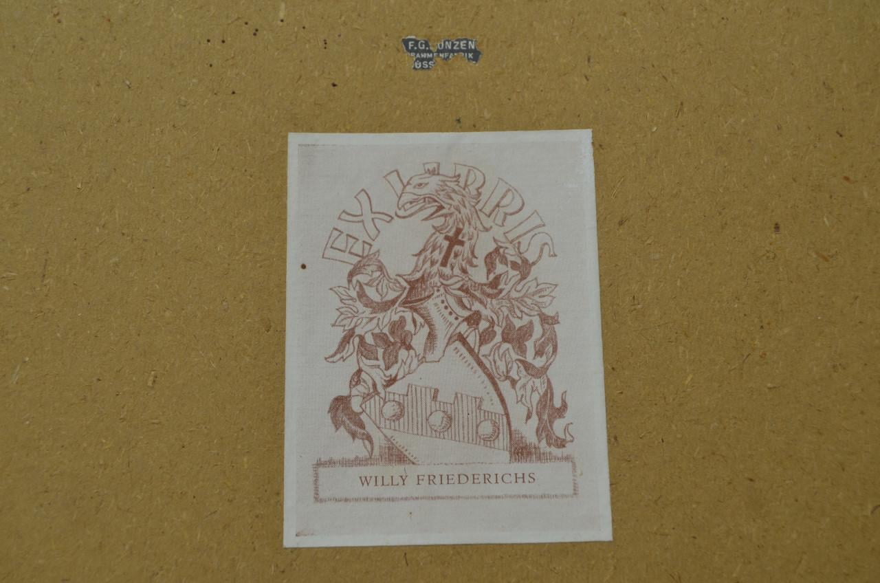 Belgische lithografische prenten van gebouwen (1)