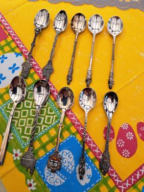 10 zilveren lepeltjes