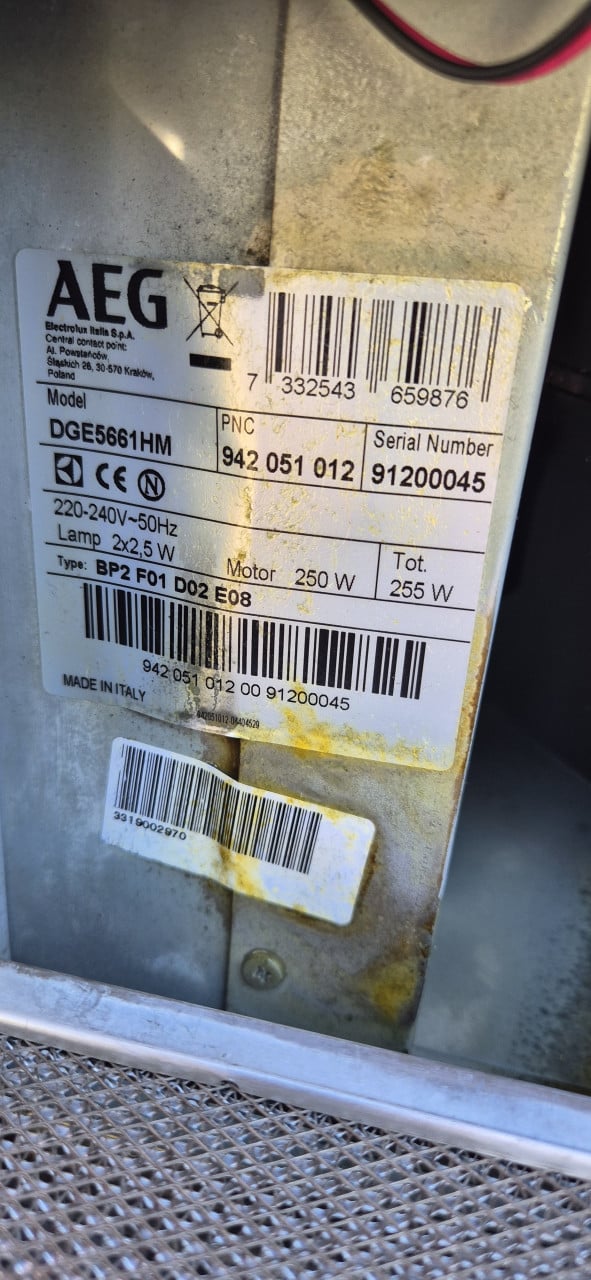 Aeg afzuigkap inbouw
