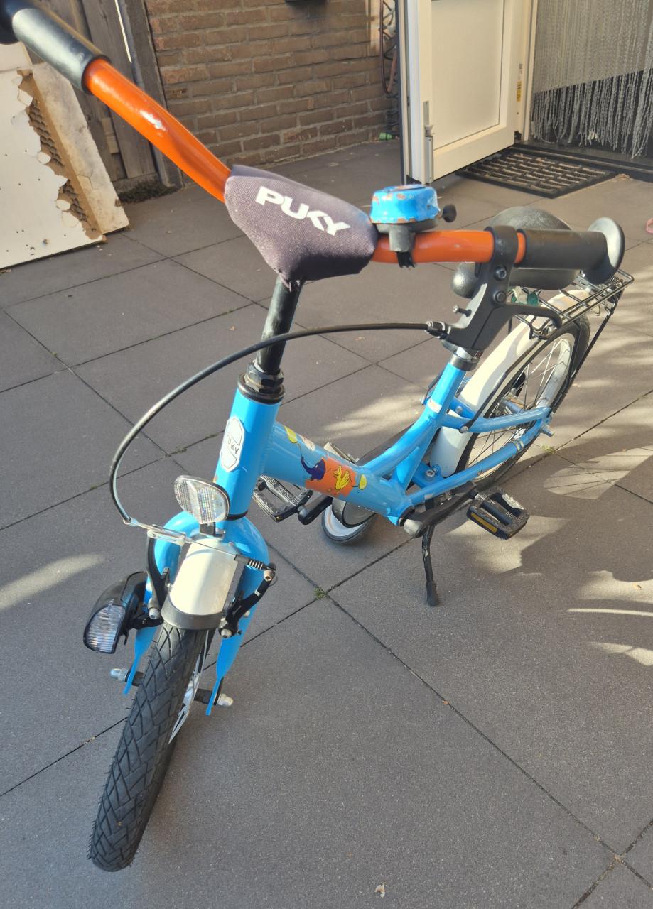 Puky 16 inch kinderfiets met zijwielen – prima staat