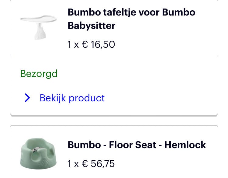 Bumbo stoeltje
