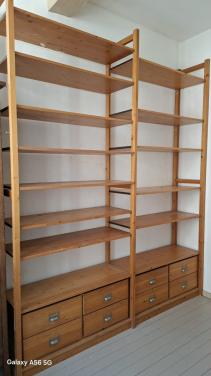 Lundia kast met 14 planken en.8 lades