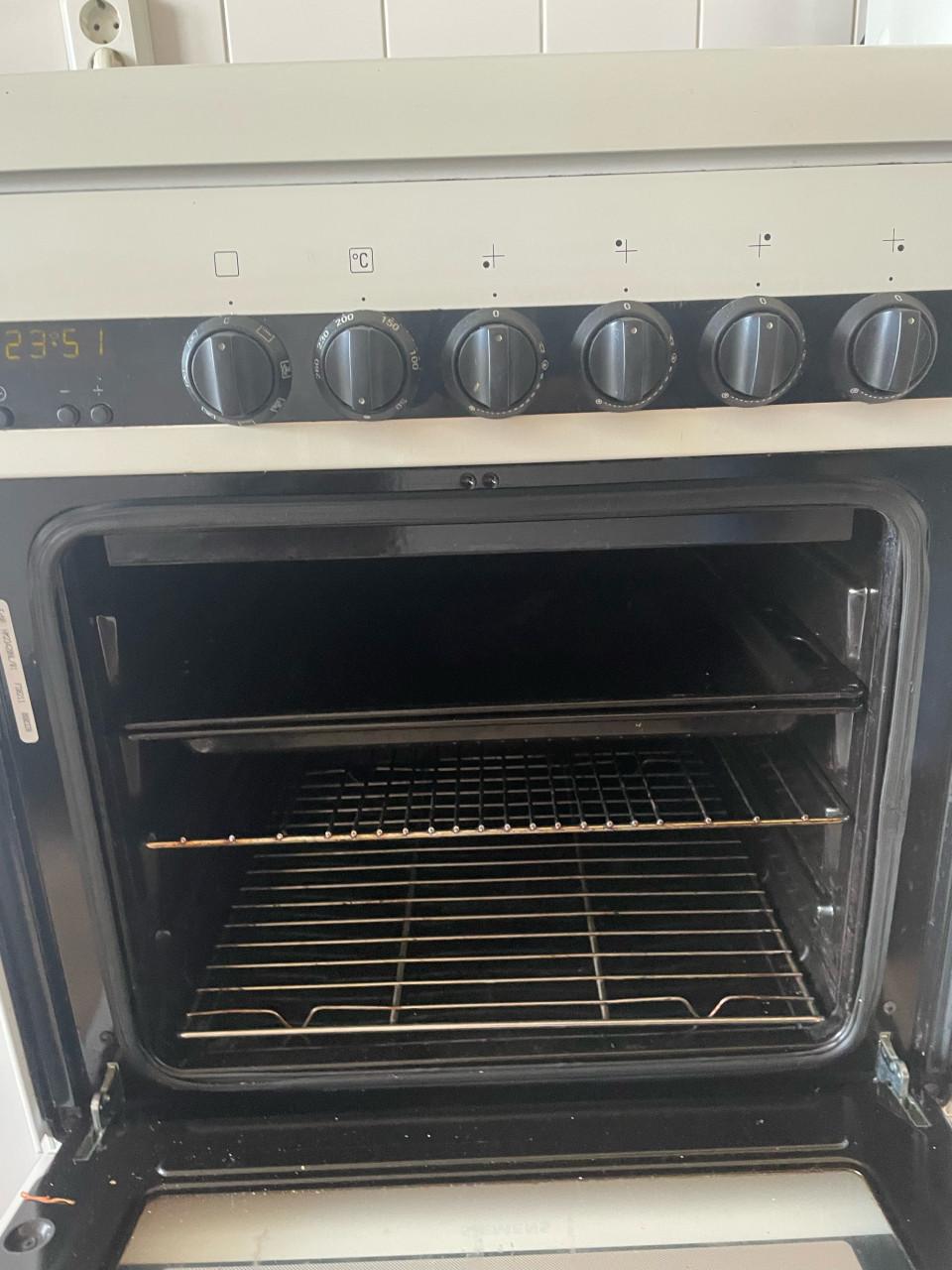 Gasfornuis, 4 pitten incl heteluchtoven