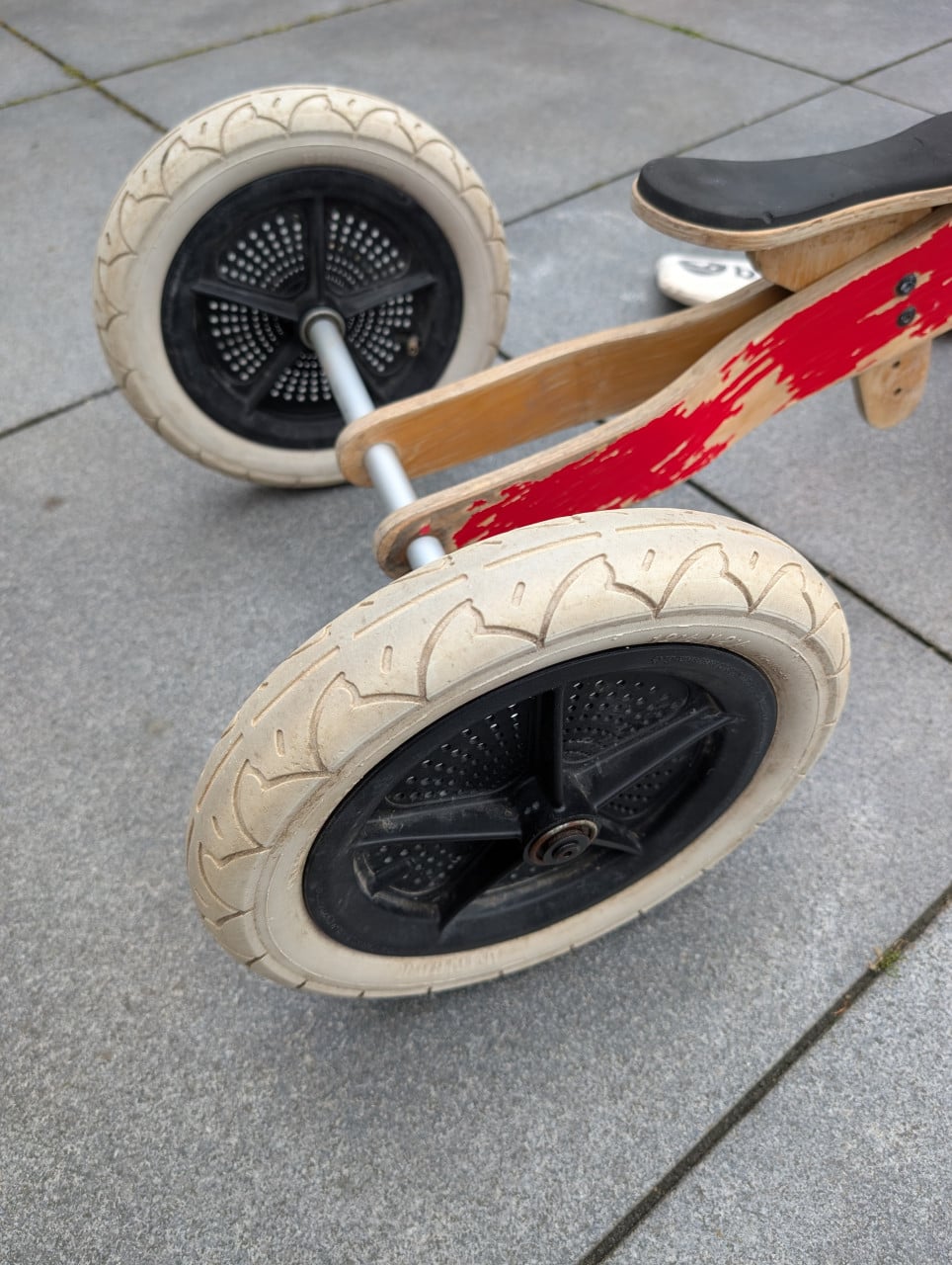 Houten driewieler/loopfiets Wishbone Bike
