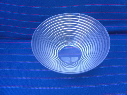 GLAZEN SCHAAL +- 25 CM