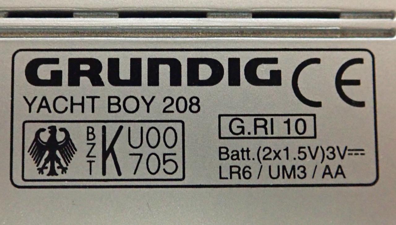 GRUNDIG Yacht Boy Wereldontvanger
