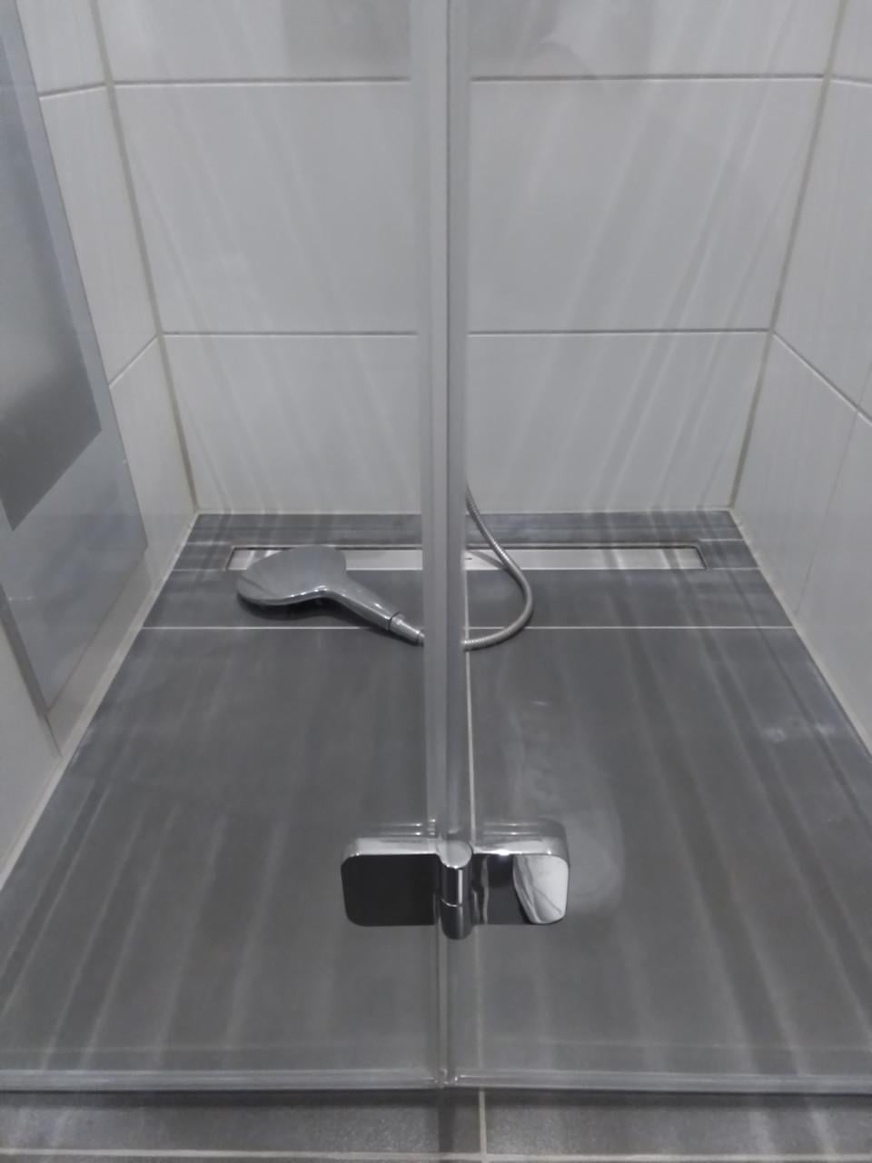 Douchedeur - glas 2-ledig afm. 200x75cm