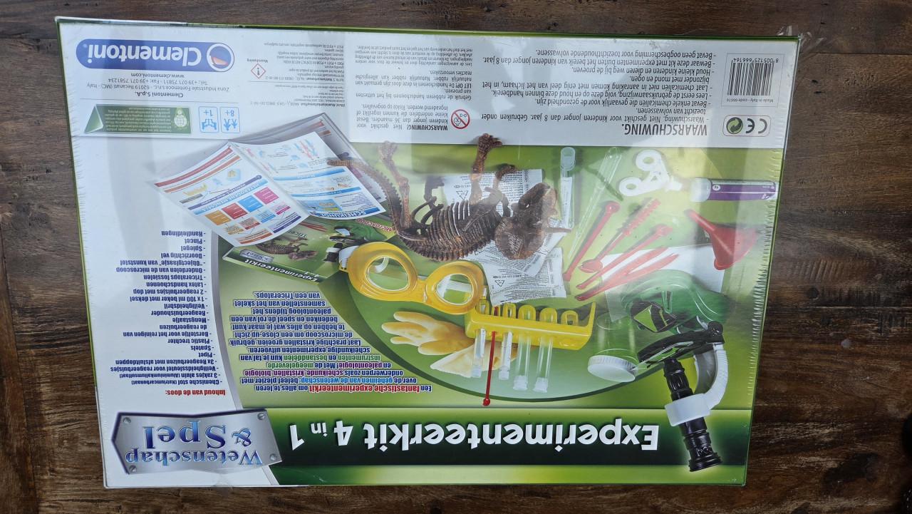 Experimenteerkit 4 in 1 - Clementoni - Nieuw