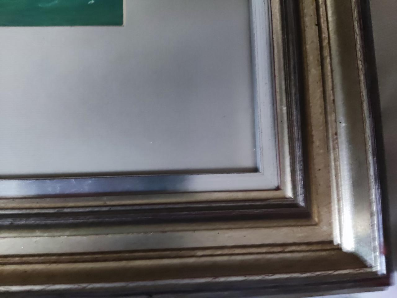 Prent van de Willem Ruys ingelijst 79 cm x 69 cm