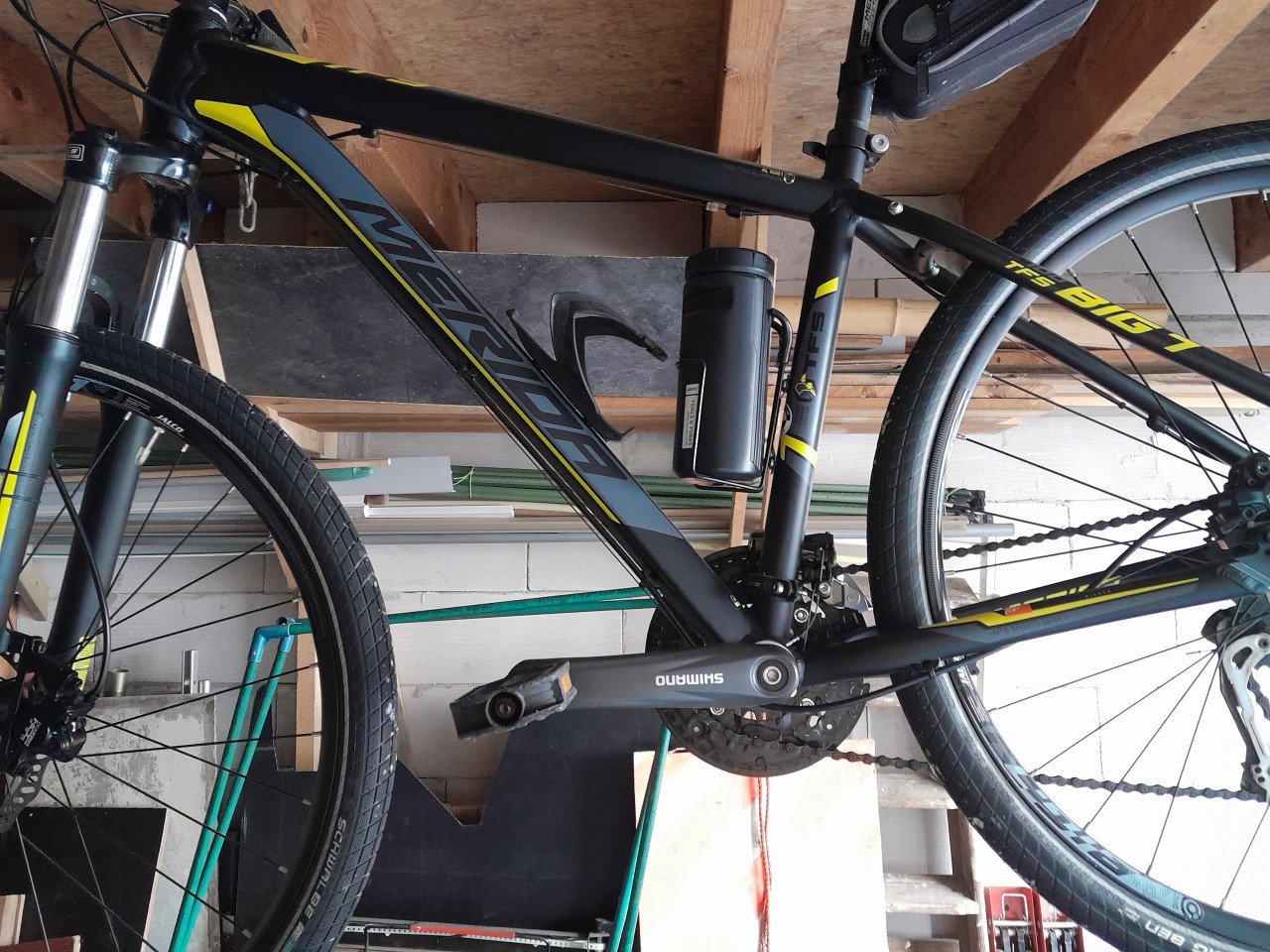 Merida mountainbike zwart/geel Big 7