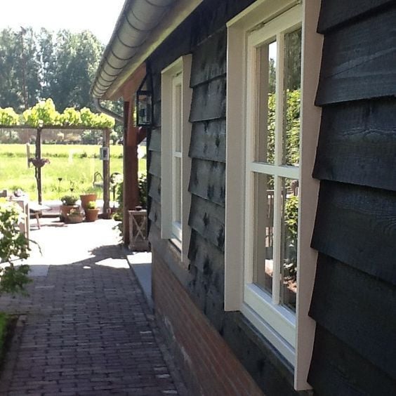 Potdeksel Planken Zwart ** Aanbieding **