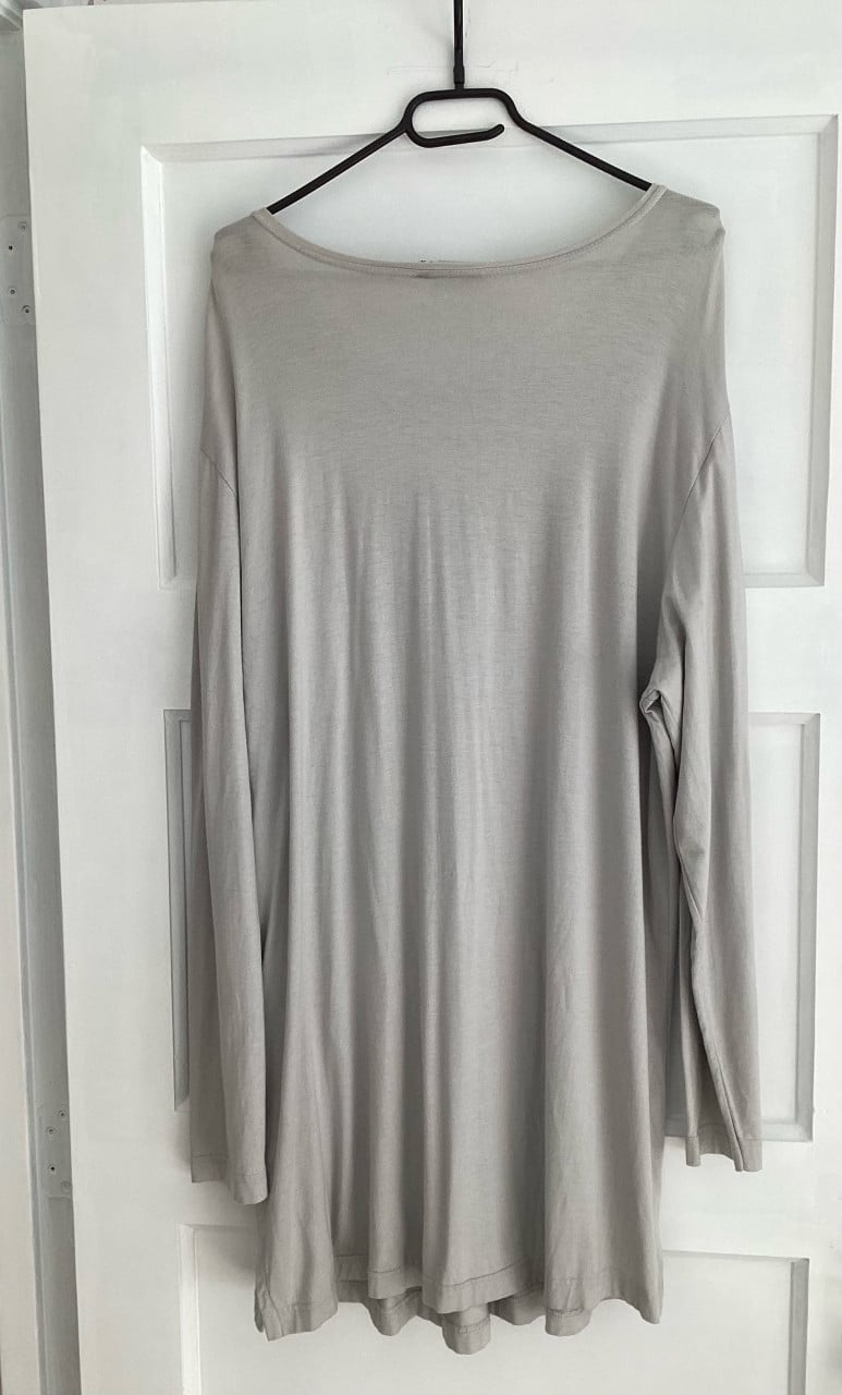 Zilver kleurig tuniek zgan maat XL