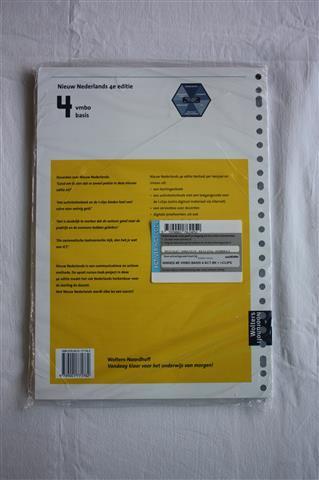 Nieuw Nederlands activiteitenboek 3vmbo b. ISBN:9789001762414 4e dr. €.2,50