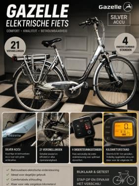Gazelle medeo plus ,elektrische  fiets