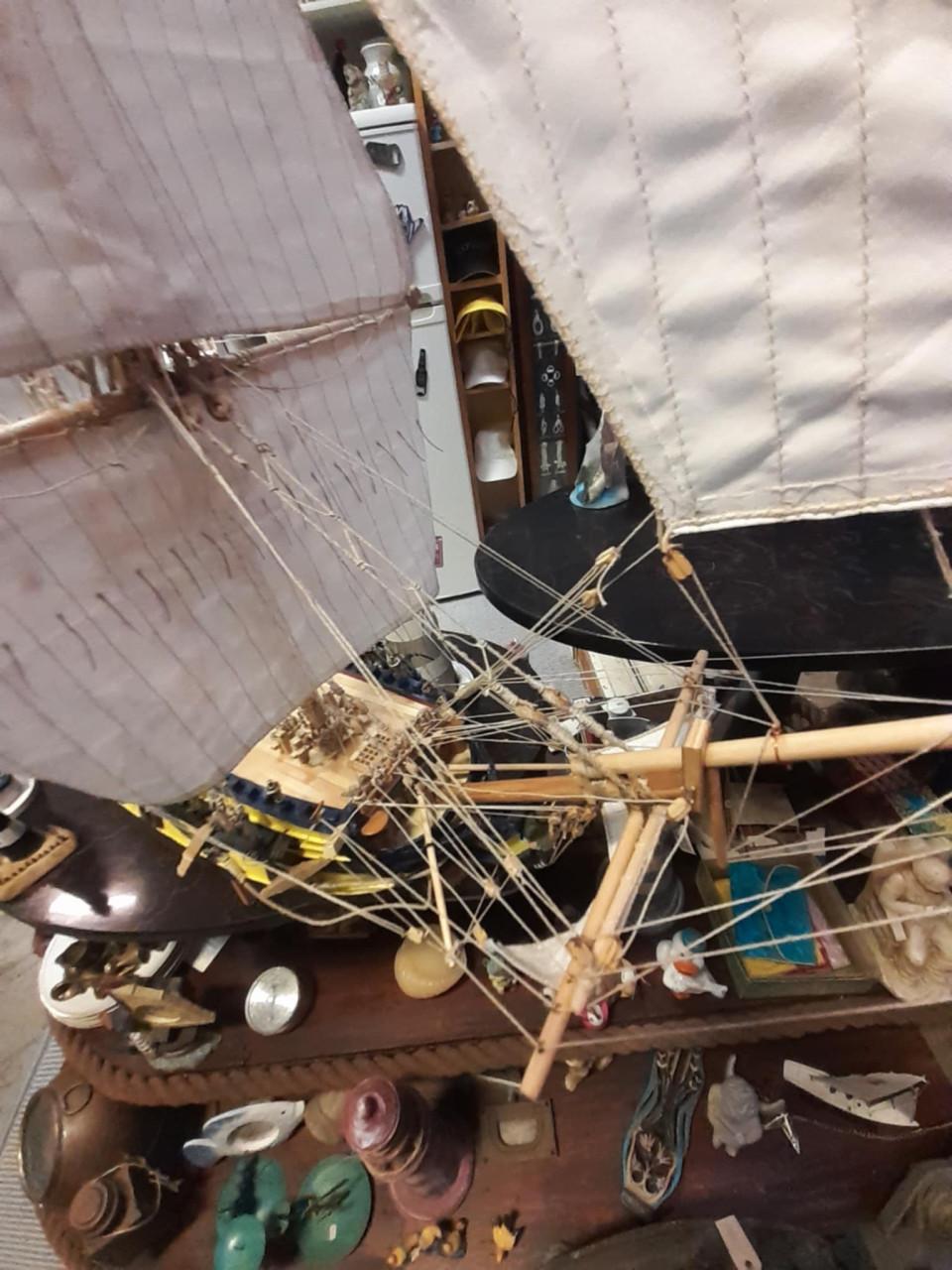 Scheepsmodel Serapis    engels linieschip