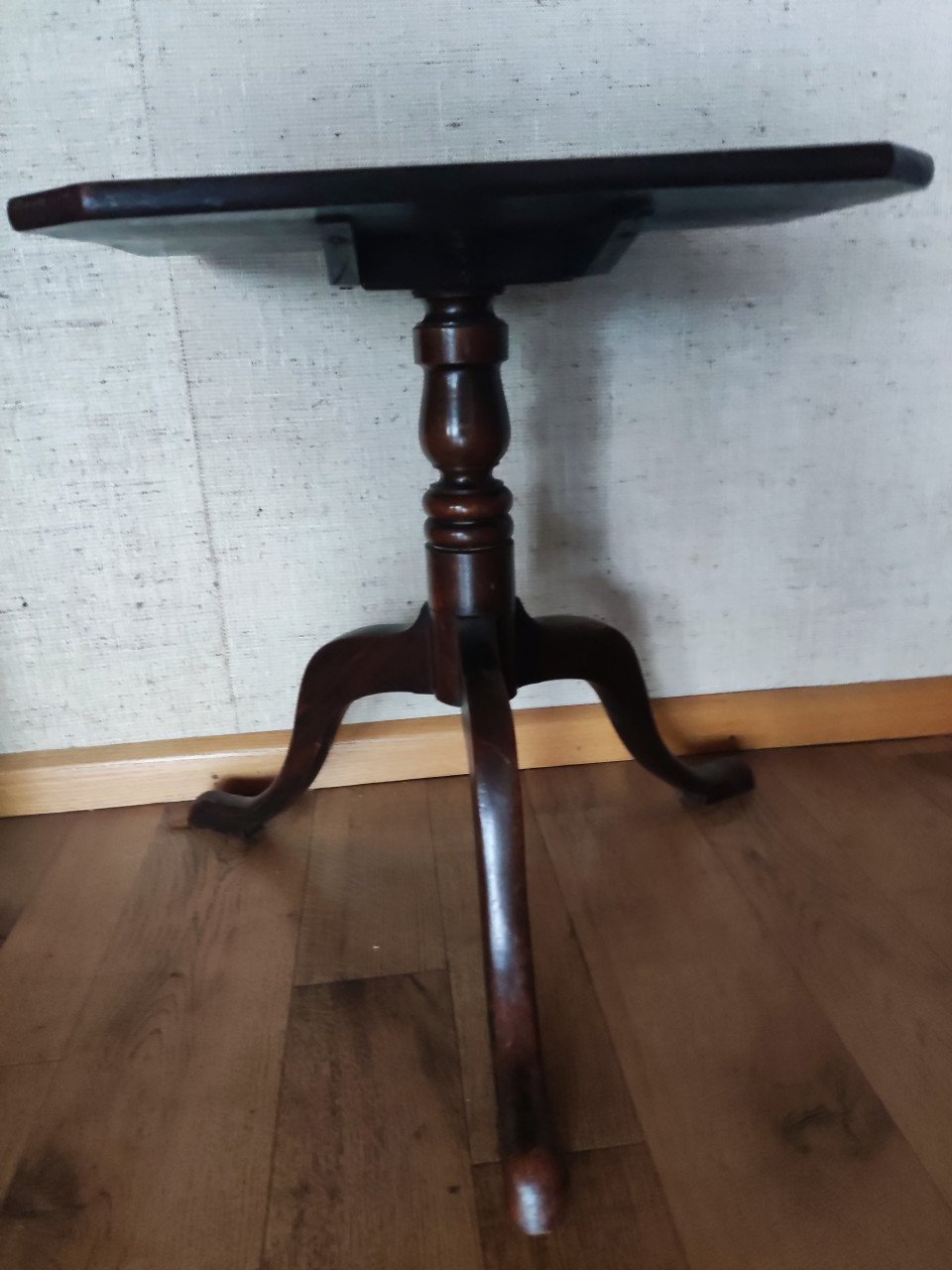 Massief teakhouten plantentafeltje / bijzettafel