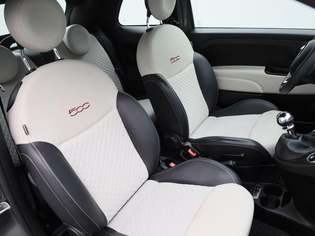 Fiat 500 C 1.0 hybrid star | cabrio | parkeer sensoren | navigatie | half l