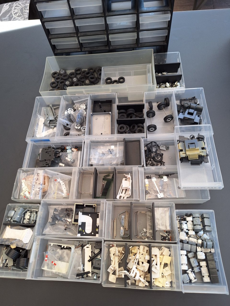 Modelbouw onderdelen 1:50 (grote partij)