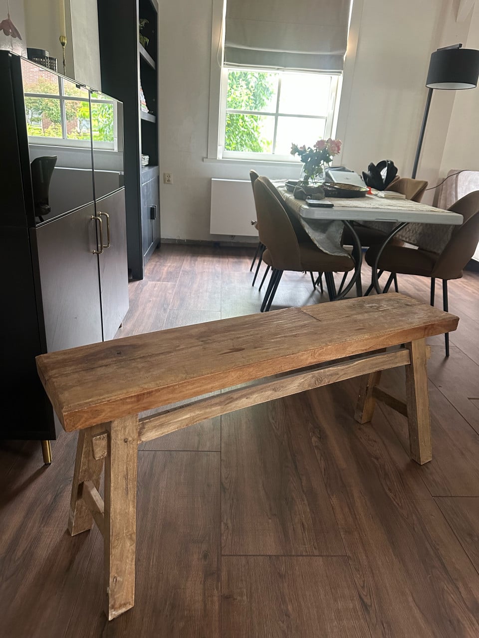 Houten bankje