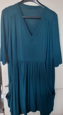 Jurk/Tuniek zeegroen maat XXXL