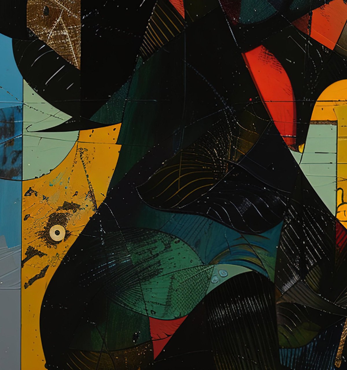 " Mujer con sombrero " Kunstwerk van de kunstenaar Alberto Ricardo