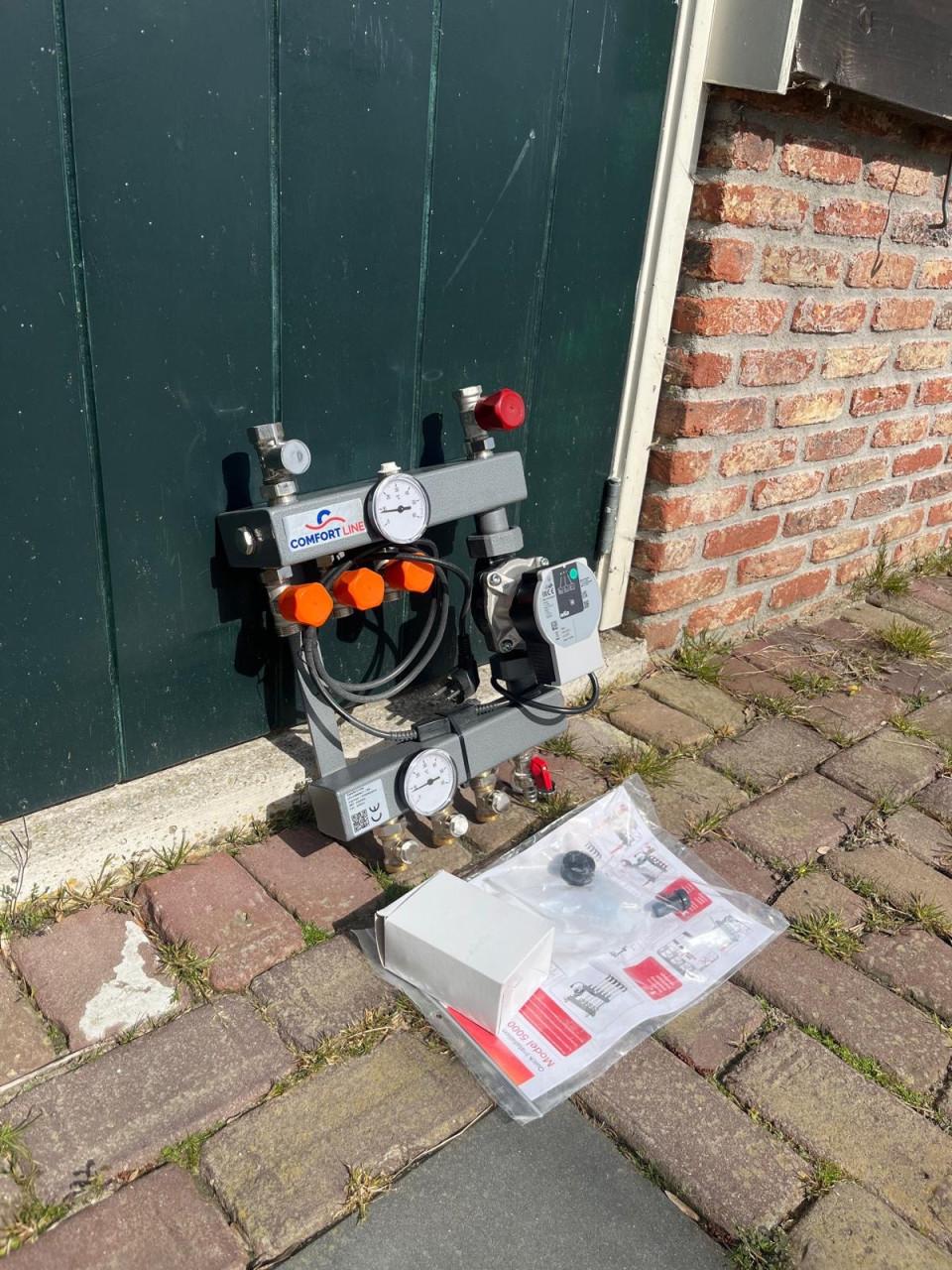 Vloerverwarming verdeler 3 groepen