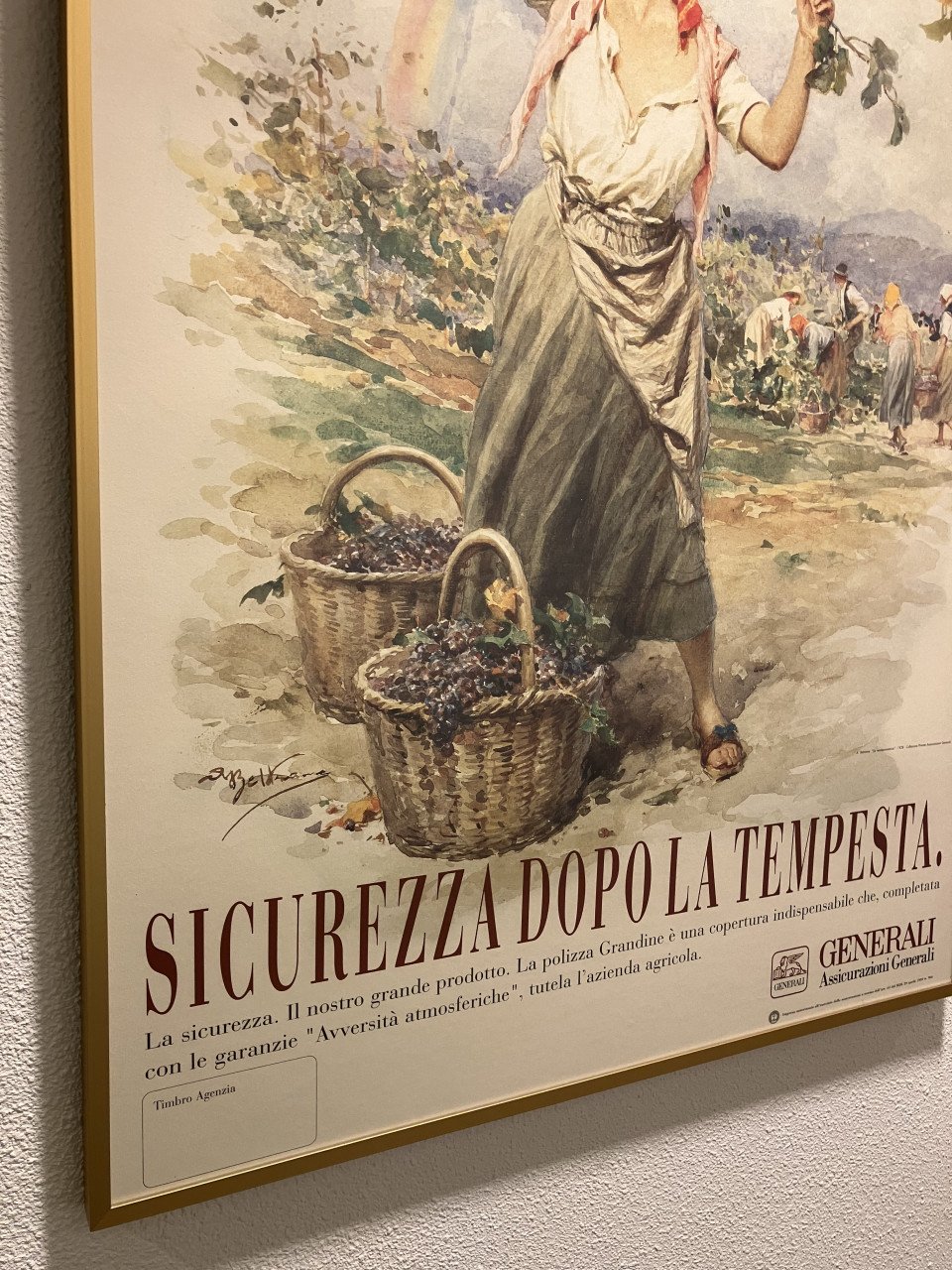 Te koop zeer mooie ingelijste posters van Generali verzekeringen