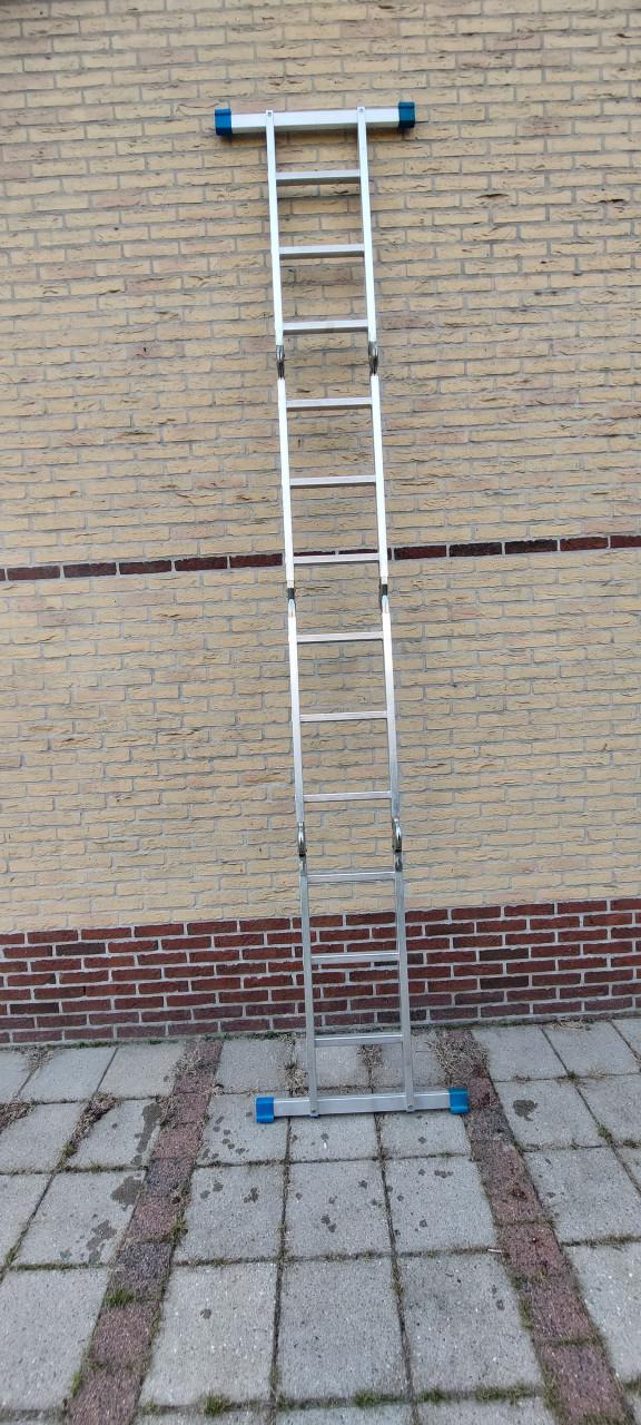 Inklapbare ladder van hoogwaardig aluminium